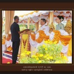 คุณบำรุง หนูด้วง ขณะรับรางวัล เกษตรกรดีเด่นแห่งชาติ ปี 2556
