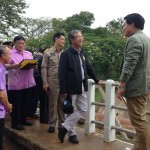 นายปีติพงษ์ พึ่งบุญ ณ อยุธยา ได้ลงพื้นที่ร่วมกับอธิบดีกรมชลประทาน