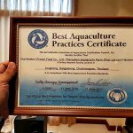 ใบประกาศ ฟาร์ม กุ้งขาว Best Aquaculture Practices Certificate