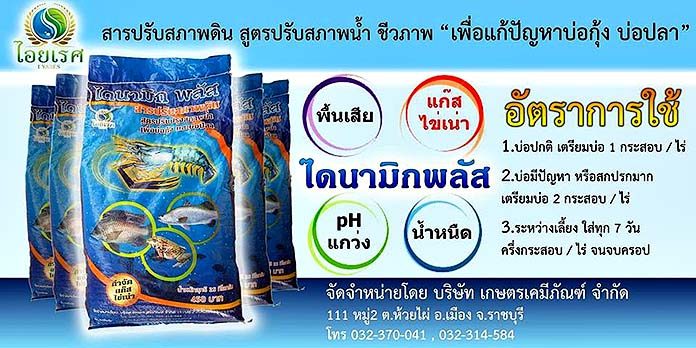 สารปรับสภาพดิน-สูตรปรับสภาพน้ำ-ชีวภาพ-“เพื่อแก้ปัญหาบ่อกุ้ง-บ่อปลา”-อย่างยั่งยืน สารปรับสภาพดิน-สูตรปรับสภาพน้ำ-ชีวภาพ-“เพื่อแก้ปัญหาบ่อกุ้ง-บ่อปลา”-อย่างยั่งยืน