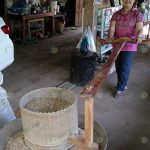 5.สาธิตการสีข้าว