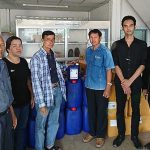 3.การเก็บตัวอย่างกรดฟอร์มิกเพื่อทดสอบคุณภาพผลิตภัณฑ์