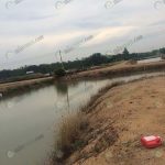 4.ทางเดินน้ำที่ใช้สูบน้ำเข้าบ่อเลี้ยง