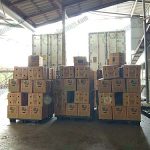 ทุเรียนทื่บรรจุเรียบร้อยแล้ว