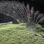 1.การวางสปริงเกลอร์ในสนามหญ้า