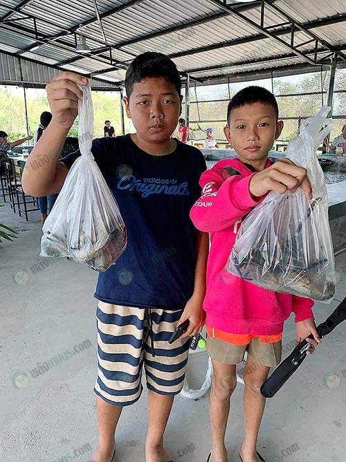 จะเด็กหรือผู้ใหญ่รับประกันได้กุ้งกลับบ้านแน่นอน