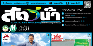 ปก นิตยสาร สัตว์น้ำ ฉบับ 372